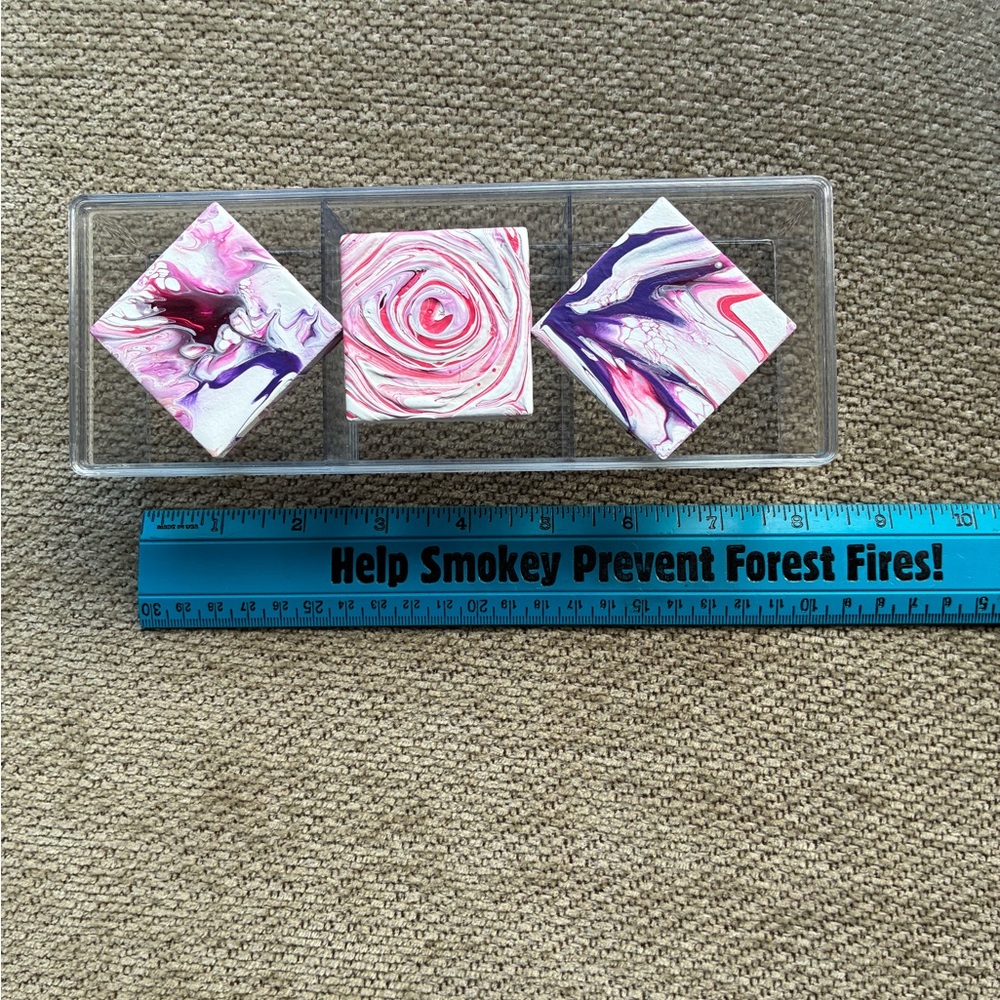 Abstract Art Coasters Set - Picture 2 of 4